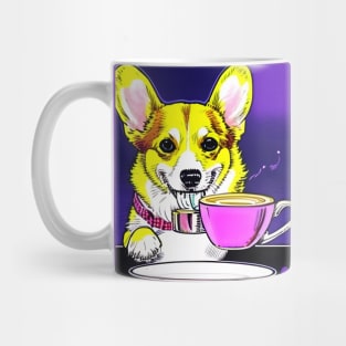 Corgi And Coffee Mug